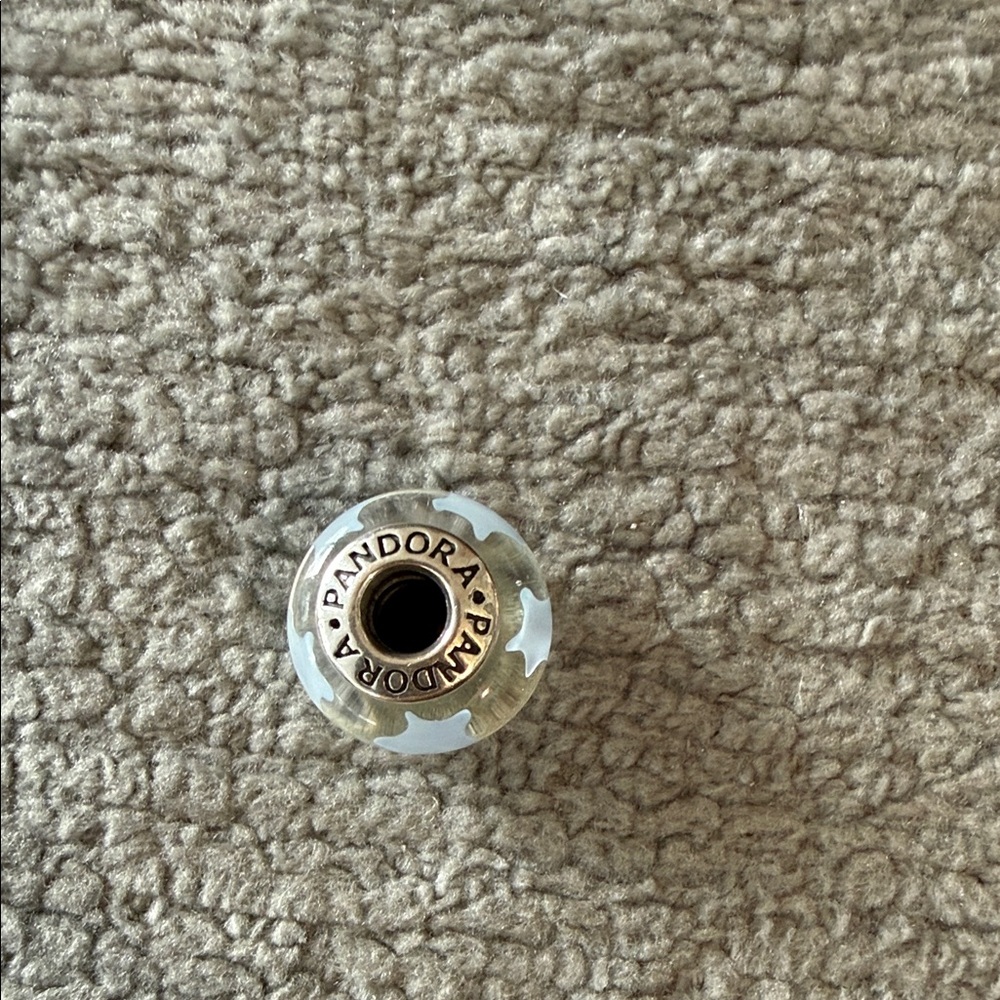 Pandora Silver and White Star Charm